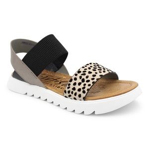 BLOWFISH Malibu Cheetah/Black Sport Flat Sandals